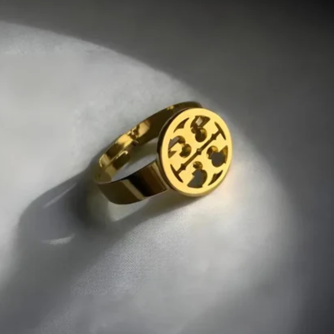 Tory Burch Stainless Steel Ring